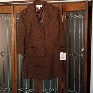 Brown suit